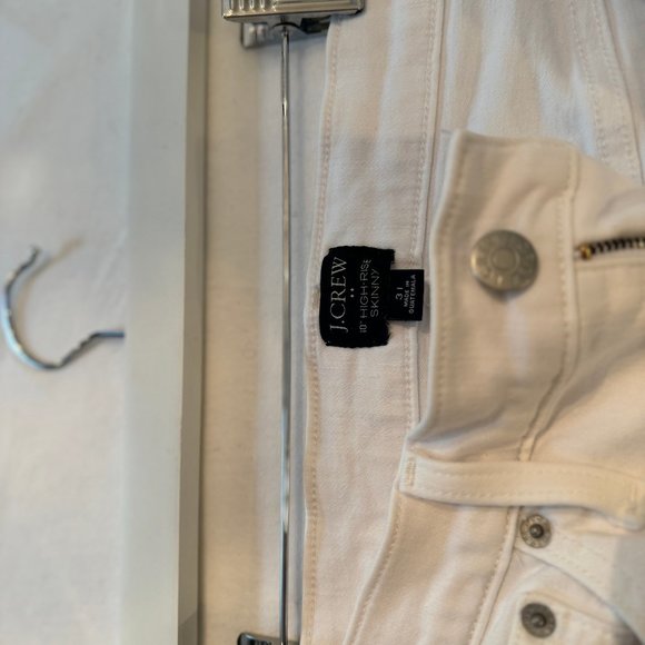 J. Crew High Rise Jeans in white - Picture 8 of 8